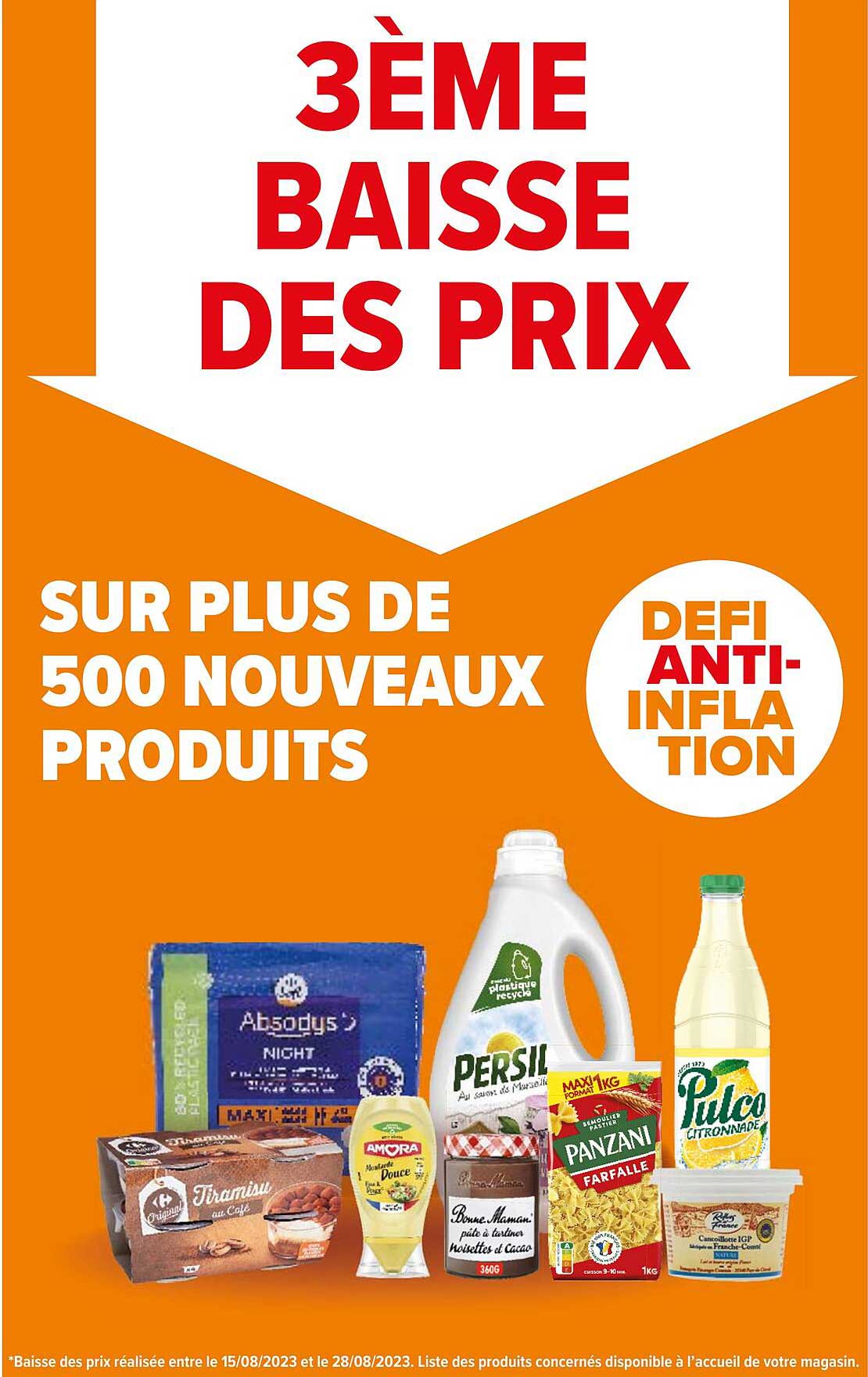 plus de 500 nouveaux produits