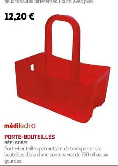 porte-bouteilles méditech+