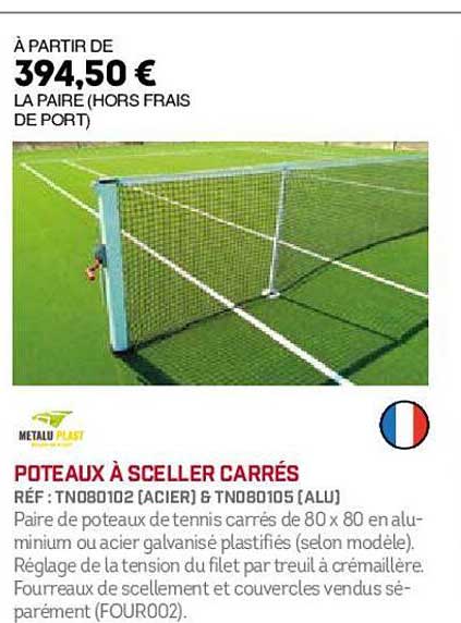 poteaux à sceller carrés