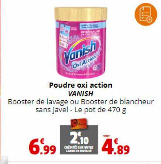 poudre oxi action vanish