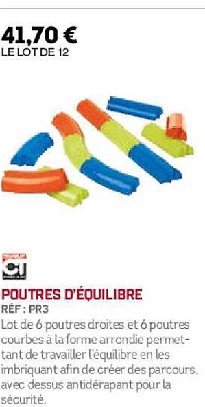 poutres d'équilibre