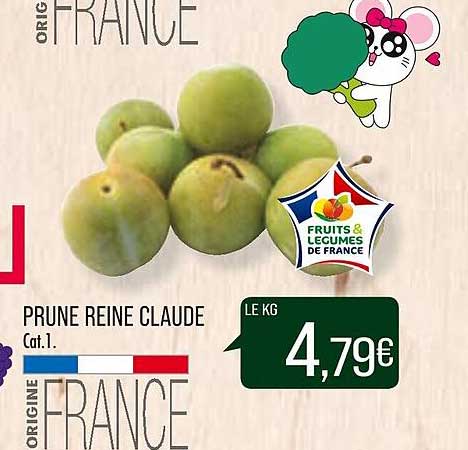 prune reine claude
