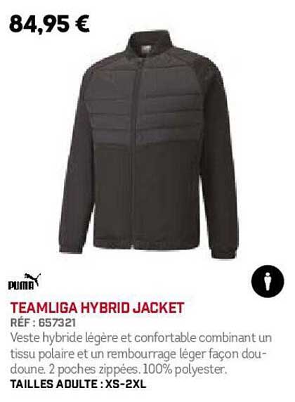 puma teamliga hybrid jacket