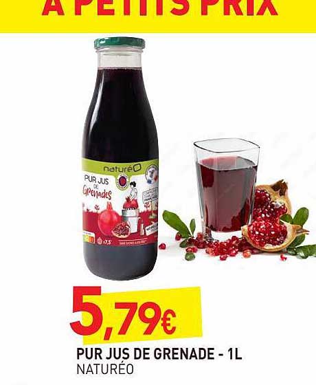 Pur Jus De Grenade Naturéo - 1l