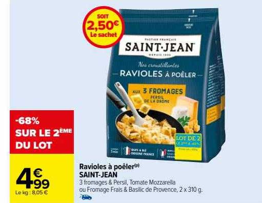 ravioles à poêler saint-jean