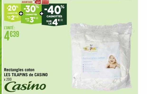 rectangles coton les tilapins de casino