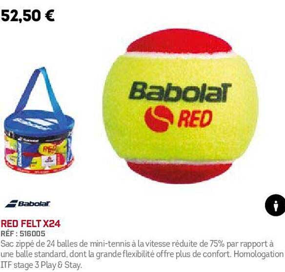 Red Felt X24 Babolat