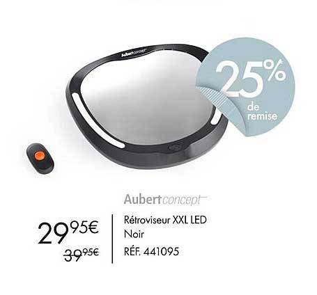 rétroviseur xxl led noir