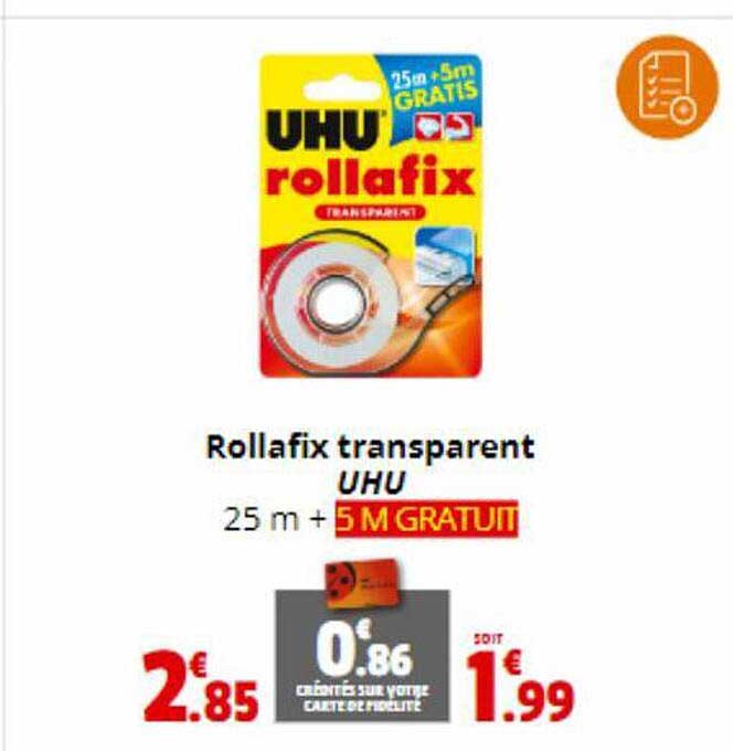 Rollafix Transparent Uhu
