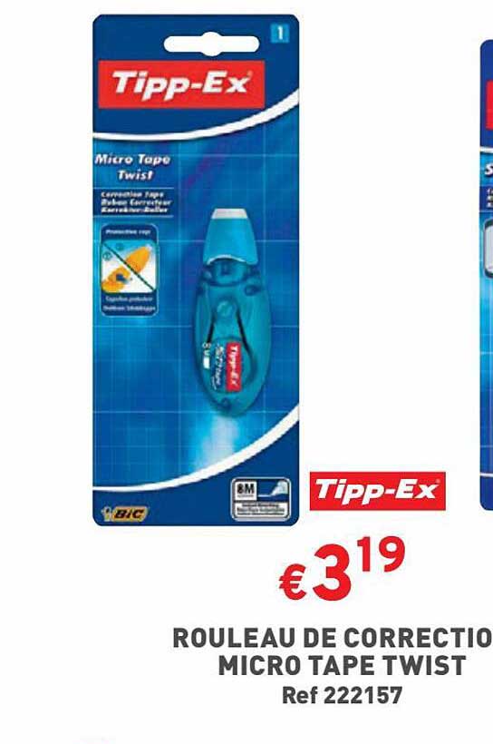 rouleau de correction micro tape twist tipp-ex