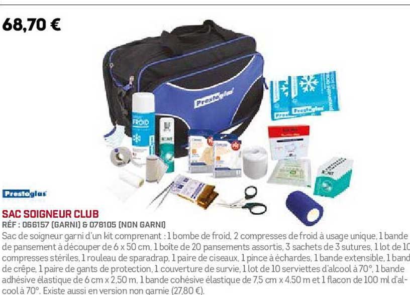 sac soigneur club prestoglas