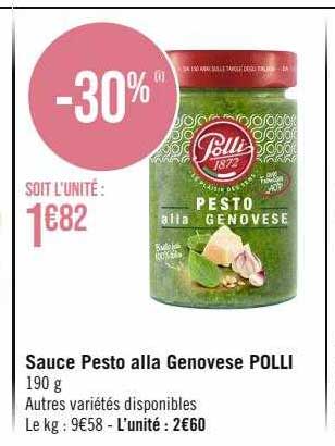 sauce pesto alla genovese polli
