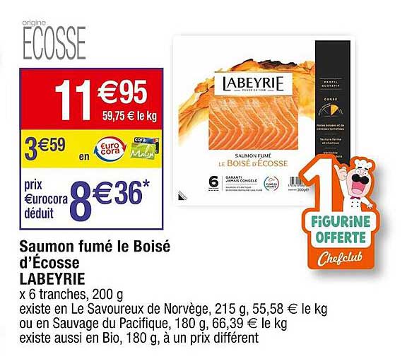 saumon fumé le boisé d'écosse labeyrie
