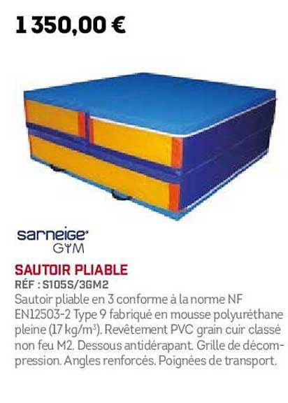 sautoir pliable sarneige gym
