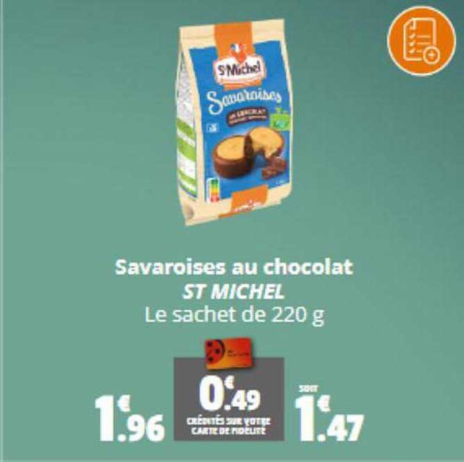Savaroises Au Chocolat St Michel