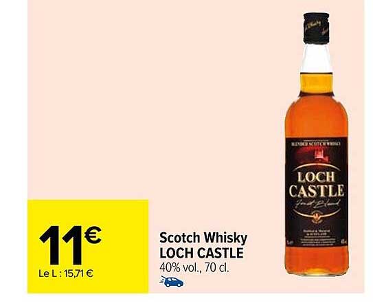 scotch whisky loch castle