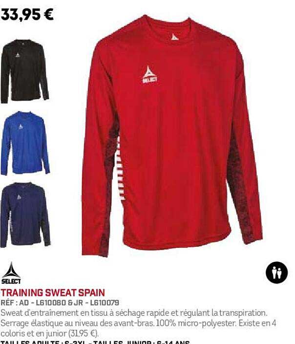 Select Training Sweat Spain