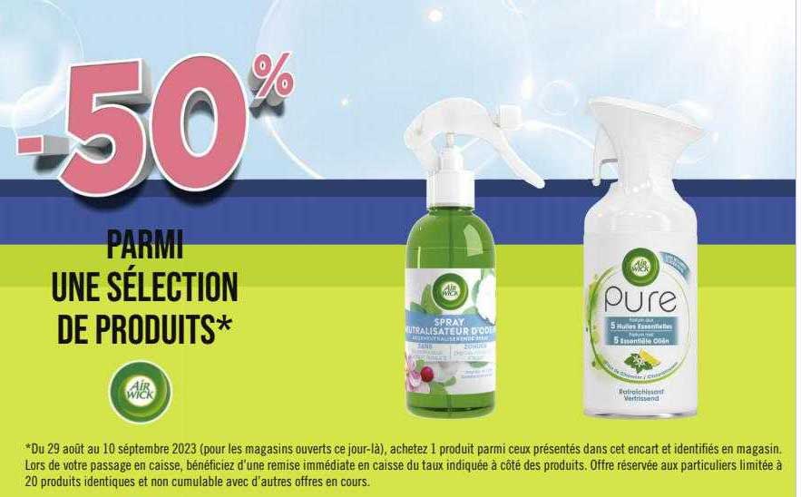 sélection de produits air wick