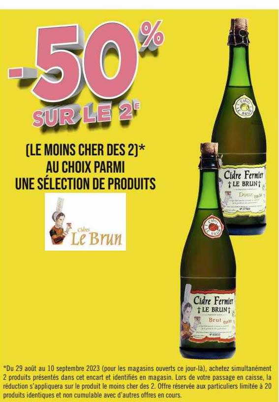Sélection De Produits Cidre Le Brun