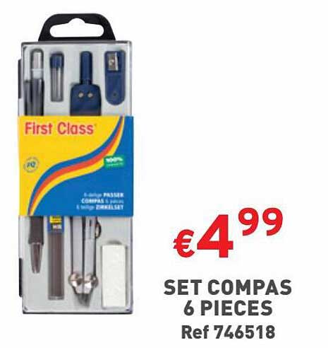 Set Compas 6 Pièces