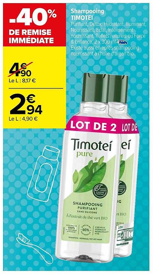 Shampooing Timotei