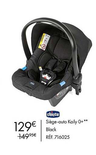 Siège-auto Kaily 0+ Black Chicco