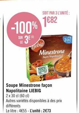 soupe minestrone façon napolitaine liebig