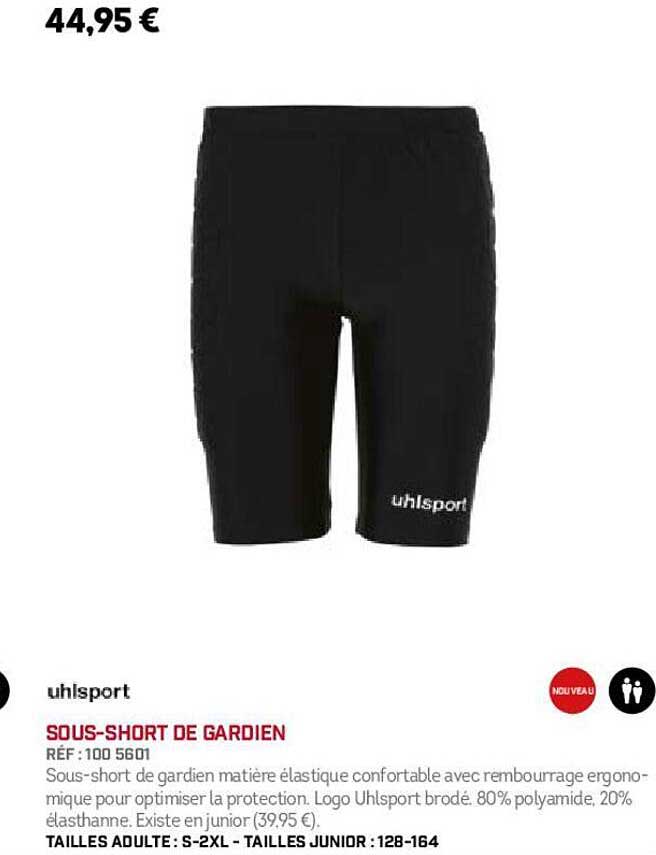 sous-short de gardien uhlsport