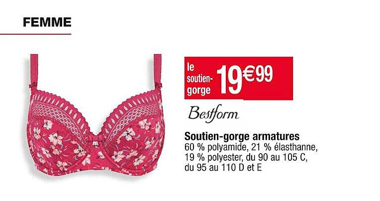 soutien-gorge armatures bestform