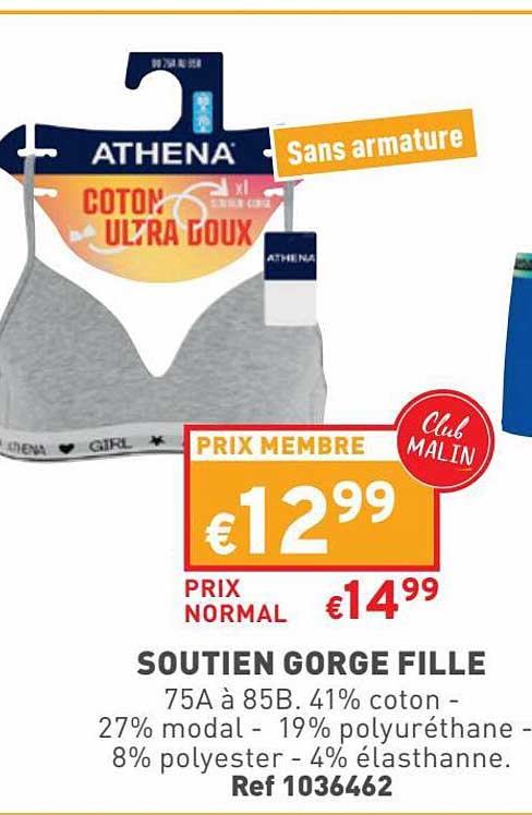 soutien gorge fille athena