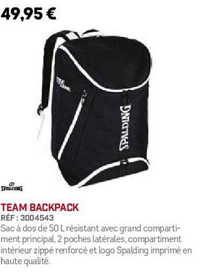 spalding team backpack