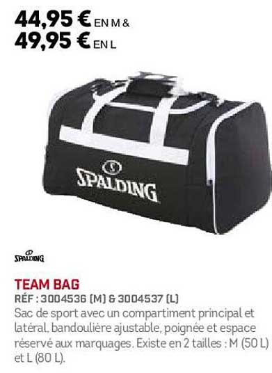 spalding team bag