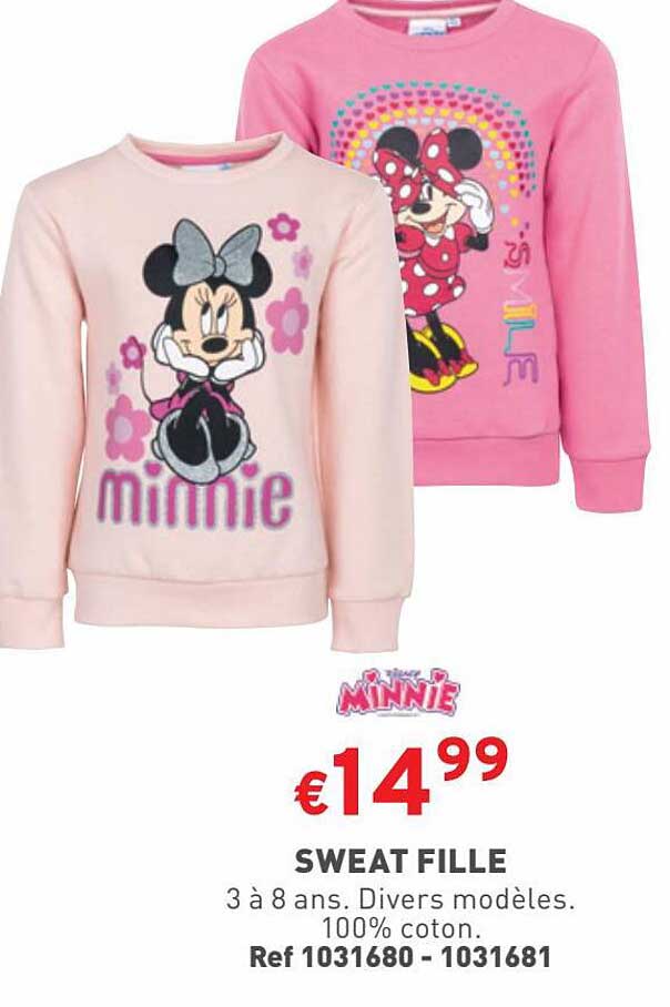 Sweat Fille Minnie