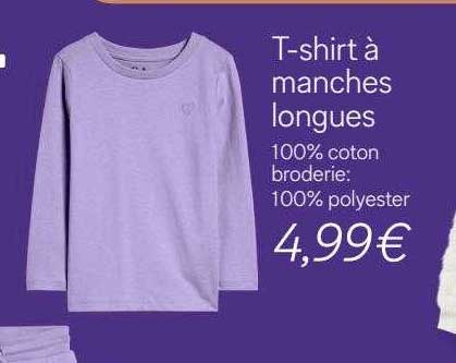 T-shirt à Manches Longues