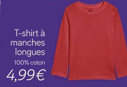t-shirt à manches longues