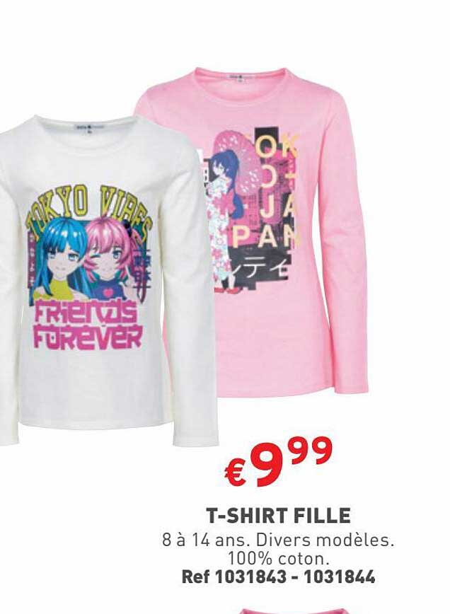 t-shirt fille