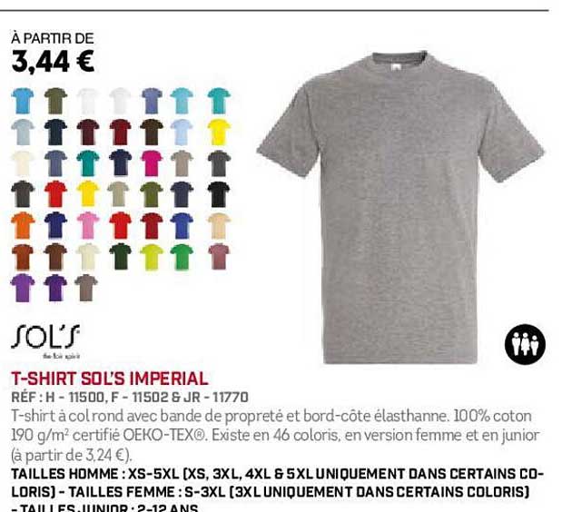 t-shirt sol's imperial