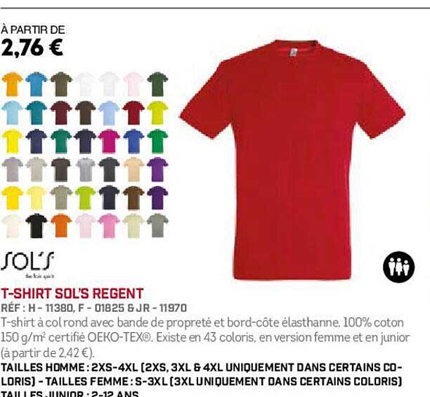 t-shirt sol's regent