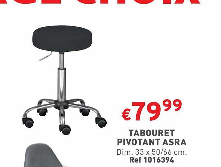 Tabouret Pivotant Asra