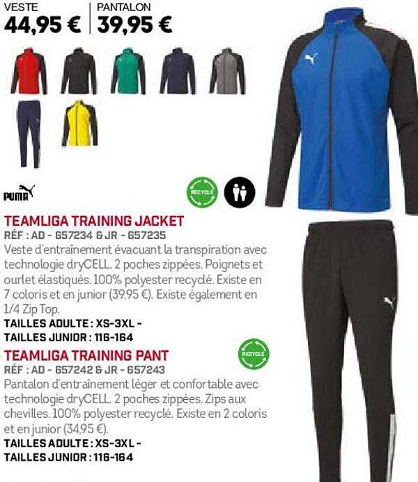 teamliga training jacket, teamliga training pant puma
