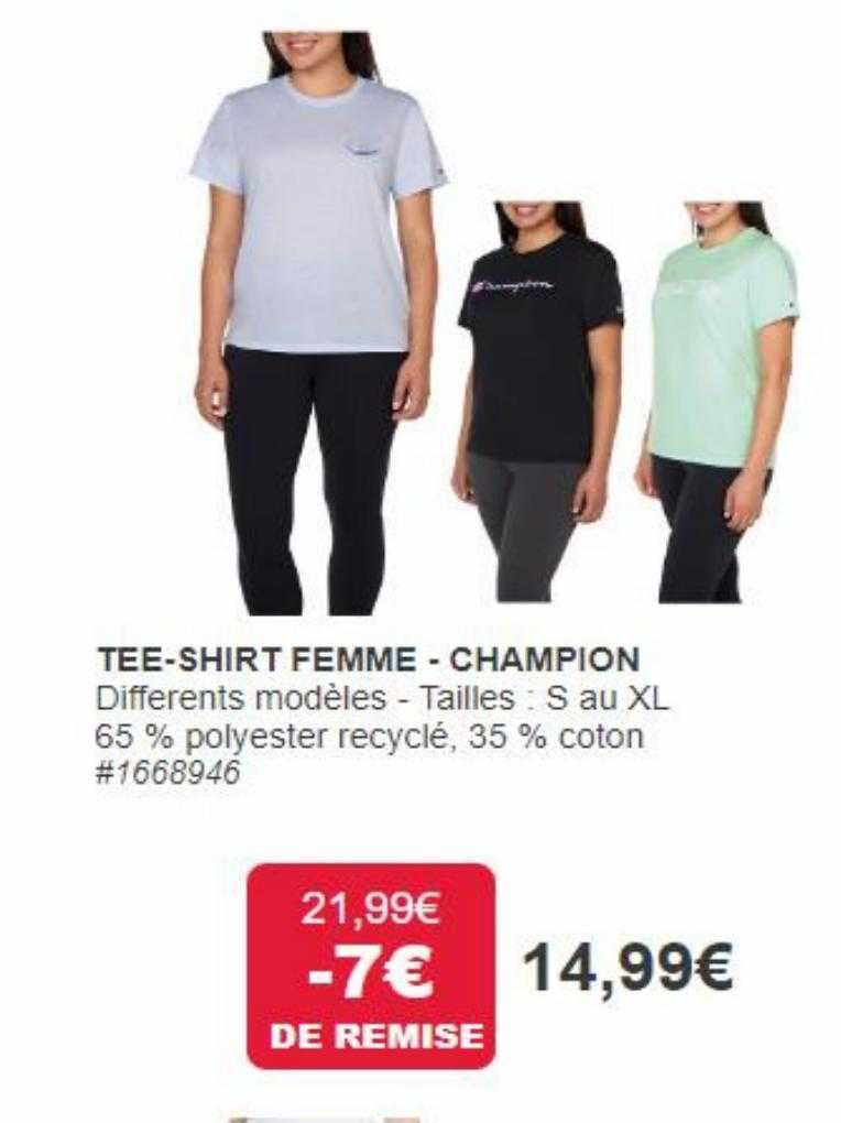 tee-shirt femme - champion