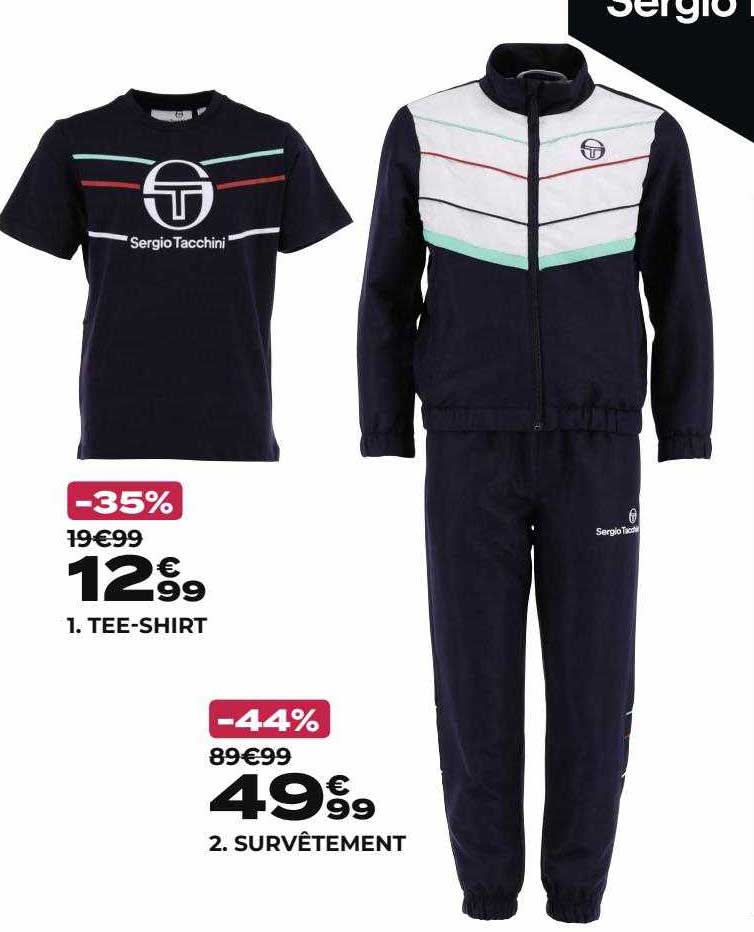 tee-shirt sergio tacchini, survêtement sergio tacchini