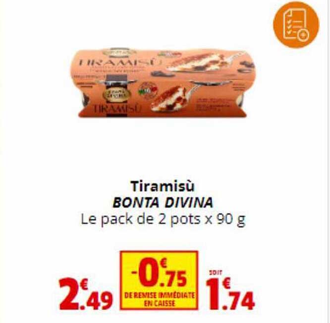 tiramisù bonta divina