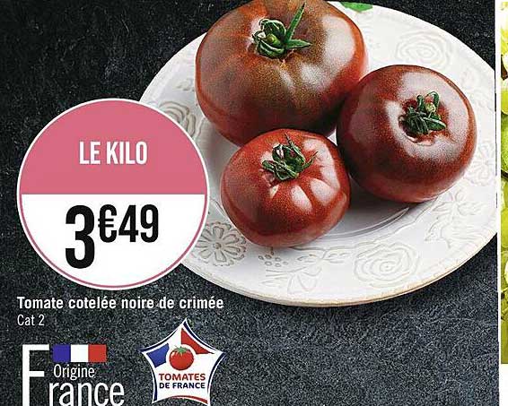 tomate côtelée noire de crimée