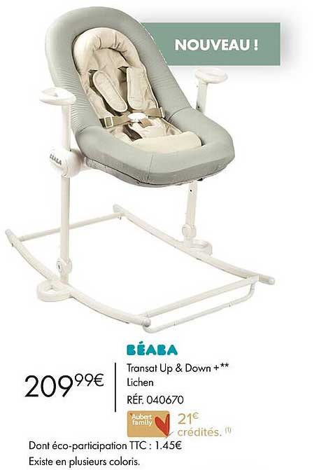 transat up & down lichen béaba