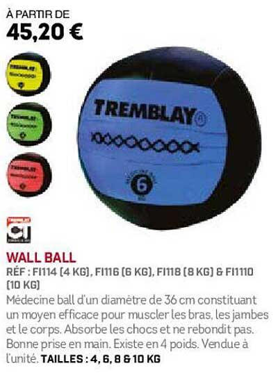 tremblay wall ball