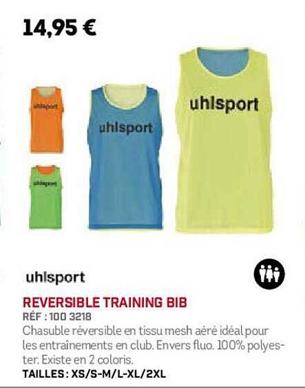 Uhlsport Reversible Training Bib