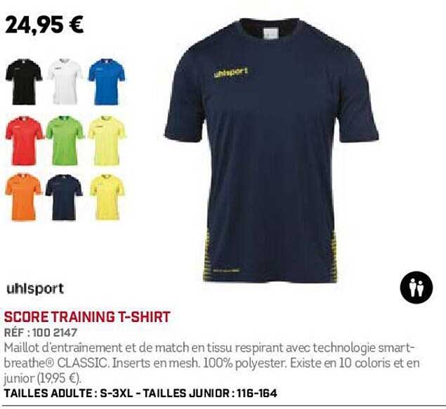 uhlsport score training t-shirt