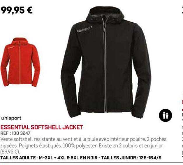 uhlsport essential softshell jacket