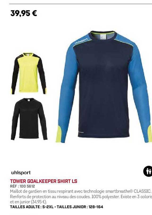 uhlsport tower goalkeeper shirt ls